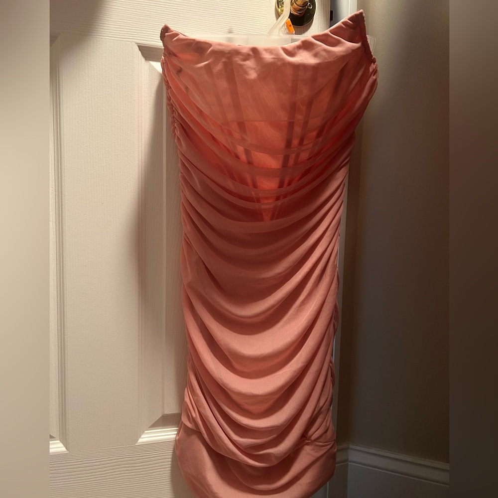 Pink Body Con Dress